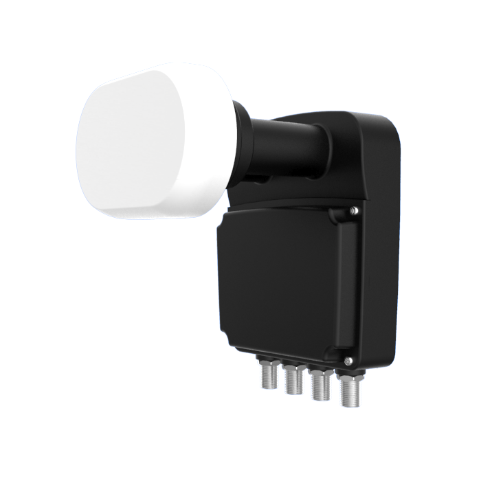 Quad Monoblock 23mm LNB ,4.3° for 60cm dish - Inverto.TV