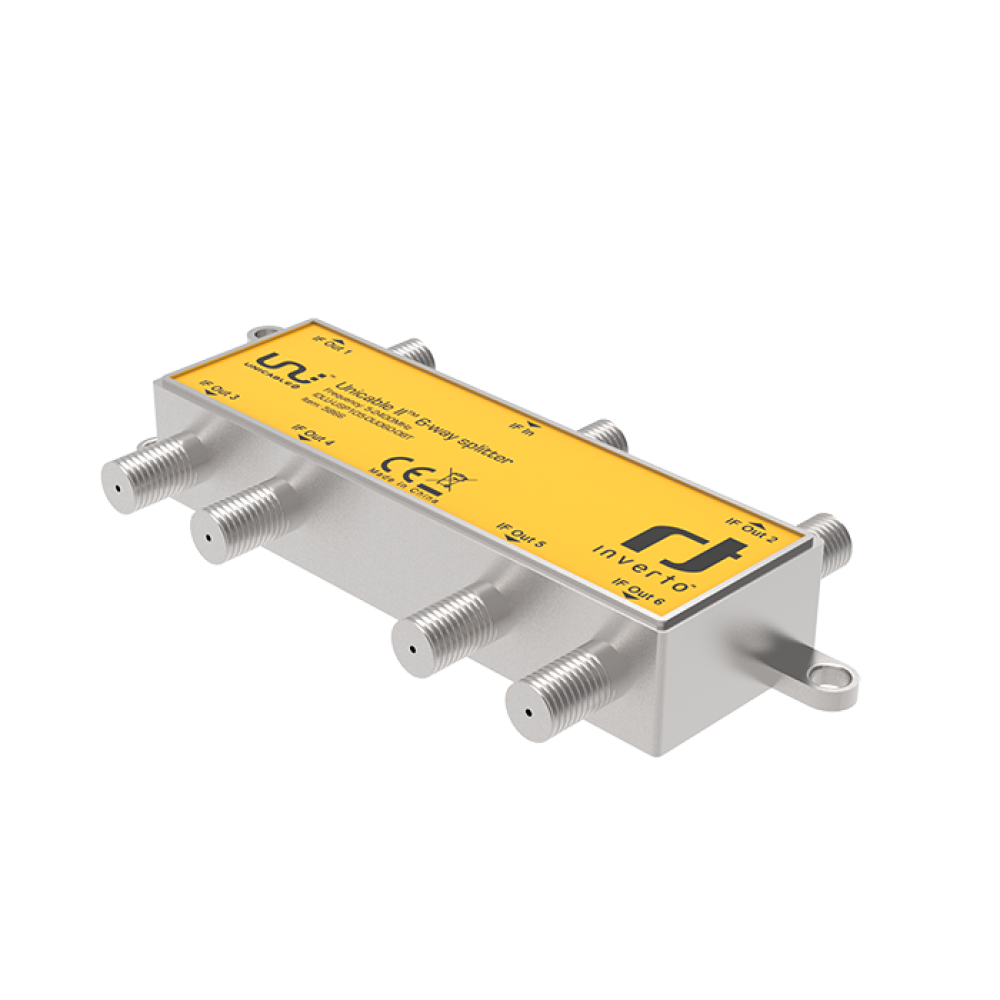 Unicable II™ 6-way splitter, 5-2400MHz 